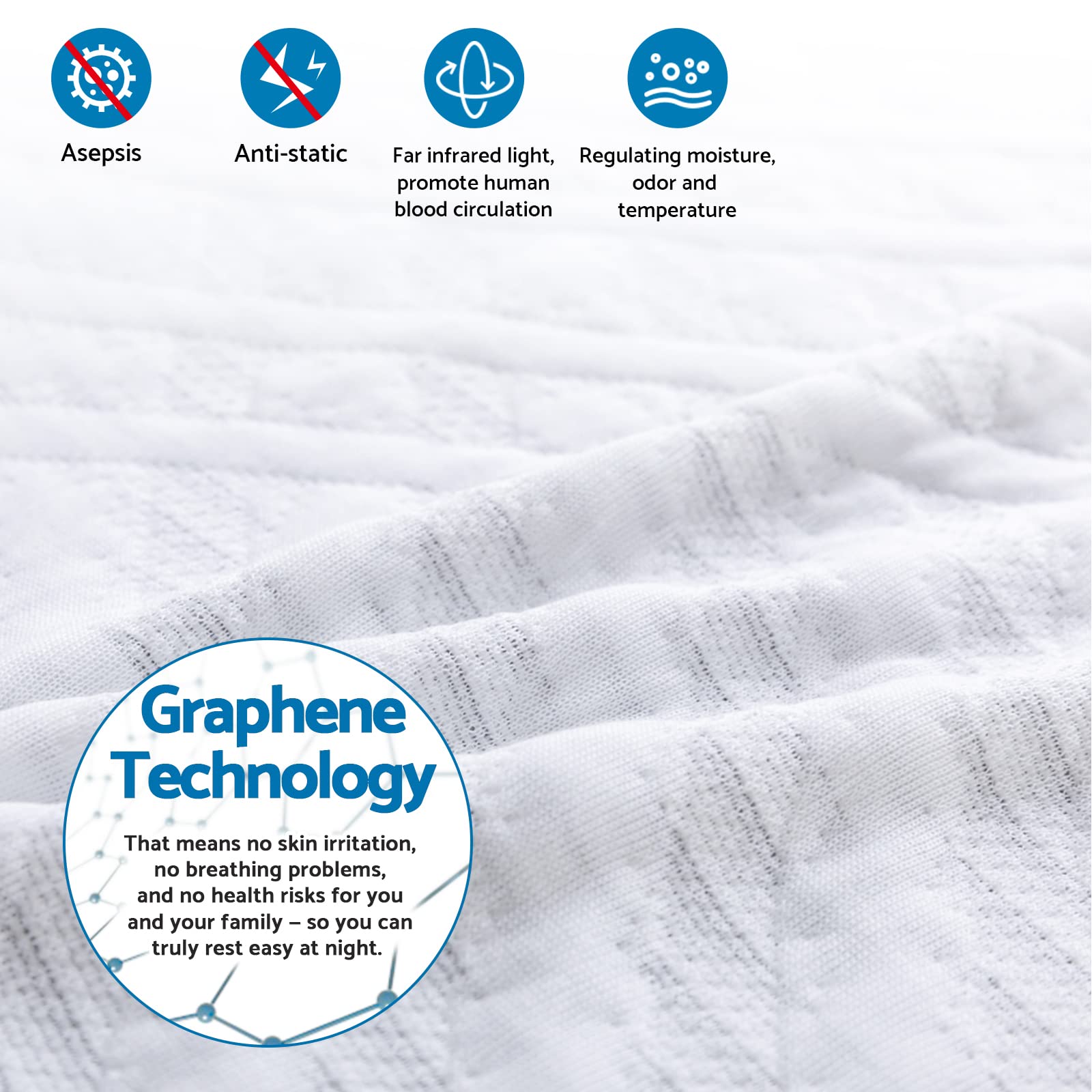 Liferecord 10 Inch Full Mattress In A Box, Gel Memory Foam Mattresses Made In Usa For Full Bed, Medium Feeling, White